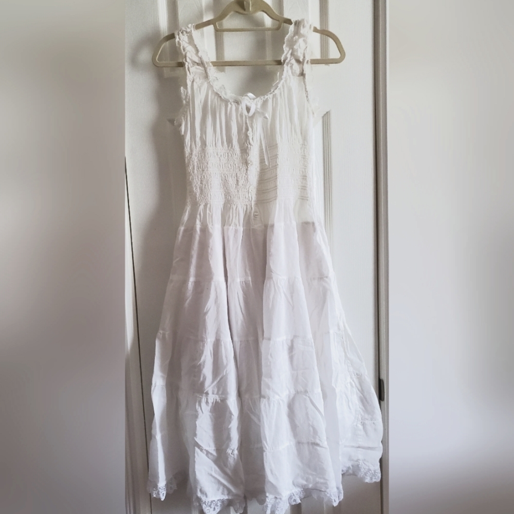 White Summer Dress size M